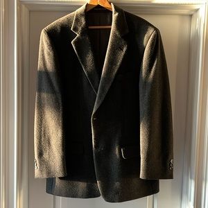 Men’s Dark Gray Cashmere Sport Coat 40R